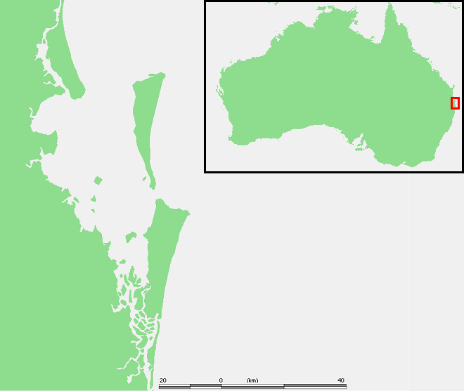 Map or Moreton Bay council area